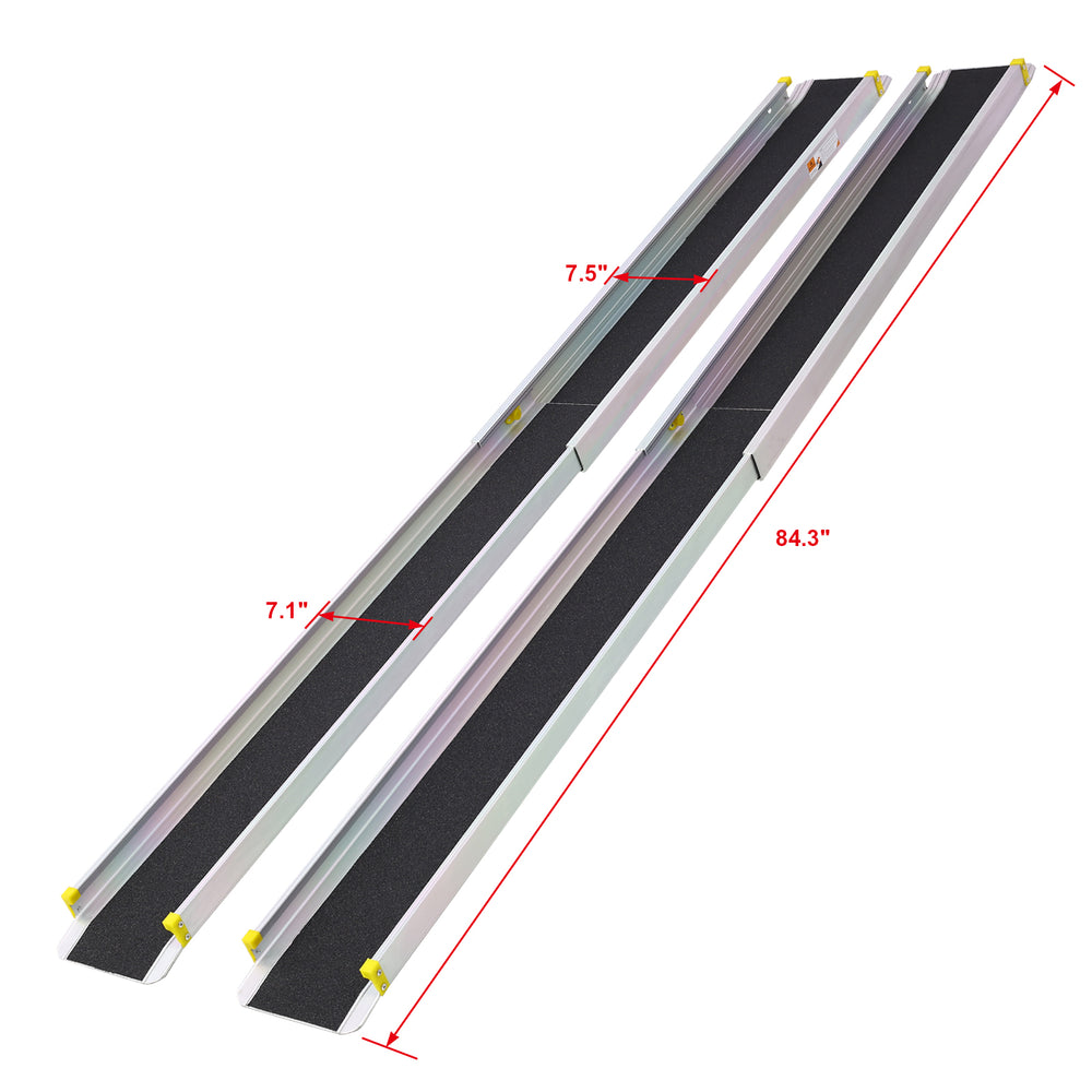 7' Adjustable Wheelchair Telescoping Track Ramps – Fab Heavy Parts