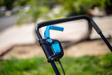 40V Reel Mower 16' Cutting Path 0.6 - 2.15” Cutting Height - Black+Blue - Fab Heavy Parts