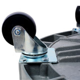 30 Gallon and 55 Gallon Heavy Duty Plastic Drum Dolly Durable 900 lb. Capacity Barrel with 5 Swivel Casters Wheel