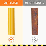 42 - inch 2 - pack of Security Bollard for Parking Lot Storefronts Entrance Sidewalk and Traffic - sensitive Areas - Fab Heavy Parts