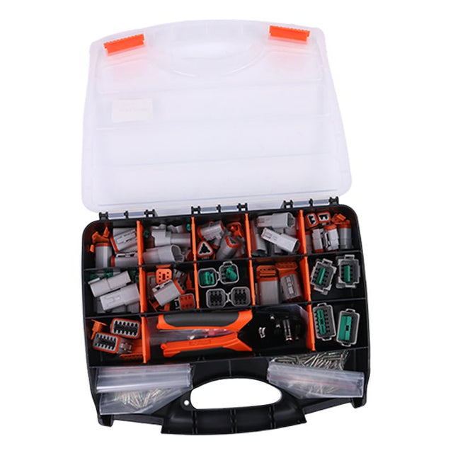 432 Piece Deutsch DT Connector 14 - 16 AWG Solid Contacts Kit & Tools - Fab Heavy Parts