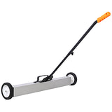 36" Rolling Magnetic Pick-Up Sweeper Heavy Duty Push-Type with Release 30 Lbs Capacity