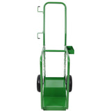 440lbs Capacity Cylinder Cart Welding Cylinder Hand Truck Large Dual Oxygen Tank - Green - Fab Heavy Parts