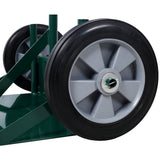 440lbs Capacity Cylinder Cart Welding Hand Truck Large Dual Oxygen Tank Dolly With 10 - Inch Solid Rubber Wheels - Fab Heavy Parts