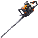 26cc 2 Cycle Gas Powered Hedge Trimmer Double Sided Blade 24" Recoil