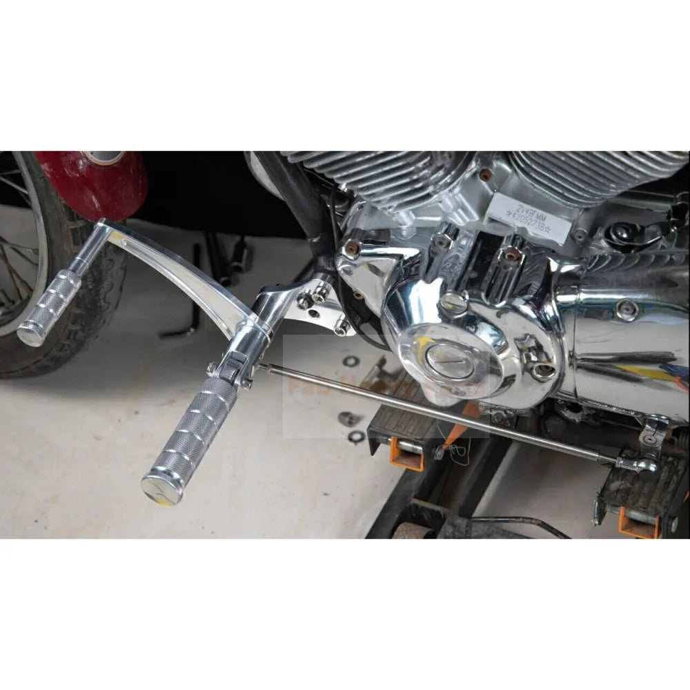 4.5" Forward Controls Footrest Fits for Yamaha Virago XV125 V - Star 250 1997 - 2004 - Fab Heavy Parts