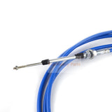 4.5M, 177" Throttle Cable Push Pull Cable With Control Handle for Excavators Loaders Tractors - Blue - Fab Heavy Parts