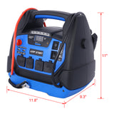 Rechargeable Jump Starter 1800 Amps with Air Compressor 12V DC USB Power Station