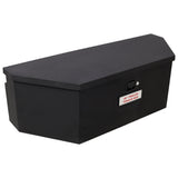 46“X18”X14.5“ Trailer Tongue Box with Lock and Keys Heavy Duty Steel 6.7 CUFT Capacity - Black - Fab Heavy Parts