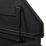 46“X18”X14.5“ Trailer Tongue Box with Lock and Keys Heavy Duty Steel 6.7 CUFT Capacity - Black - Fab Heavy Parts