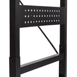 48'' Adjustable Wooden Workbench with Pegboard and Wheels with AC/USB Outlet Hooks Shelf Heavy Duty 1600 lb. Capacity - Fab Heavy Parts