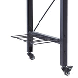 48'' Adjustable Wooden Workbench with Pegboard and Wheels with AC/USB Outlet Hooks Shelf Heavy Duty 1600 lb. Capacity - Fab Heavy Parts