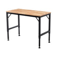 48' Heavy - Duty Adjustable Workbench Wood W/Rubber Pads 2000 Lbs Capacity - Fab Heavy Parts