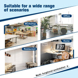 48' Heavy - Duty Adjustable Workbench Wood W/Rubber Pads 2000 Lbs Capacity - Fab Heavy Parts