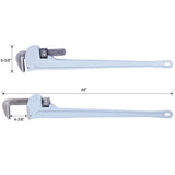 48 inch Pipe Wrench Aluminum Straight Pipe Wrench Heavy Duty 48 - Inch Plumbers Wrench - Fab Heavy Parts