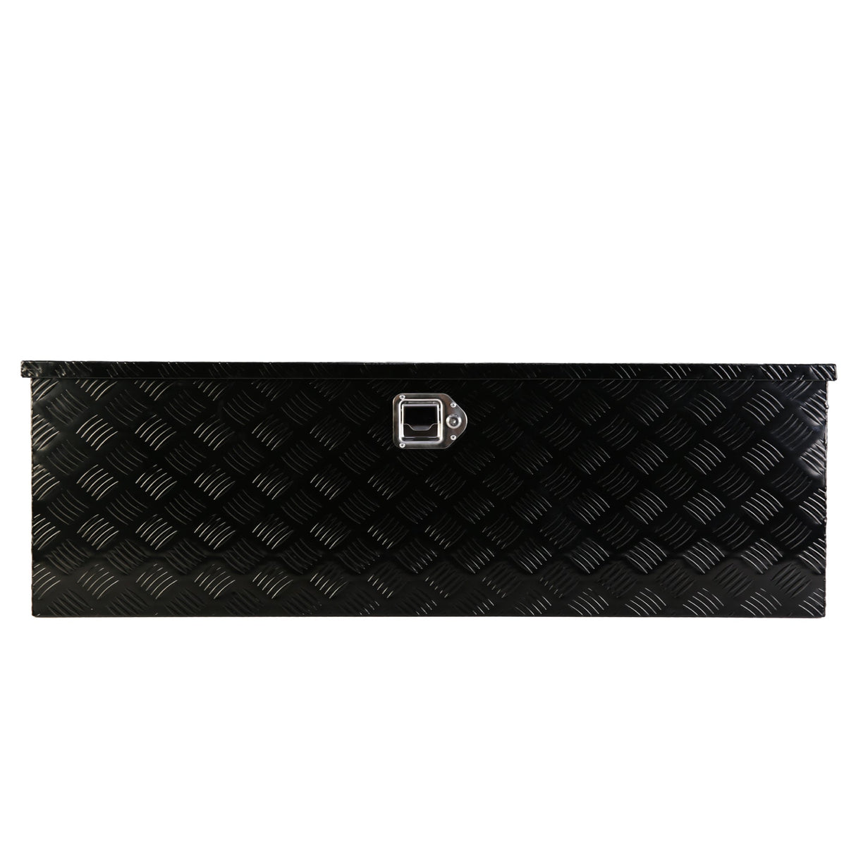 48 Inch Truck Box Heavy Duty Aluminum Stripes Plated Tool Long Box with Lock and Key 48"×15.2"×15.2" - Fab Heavy Parts