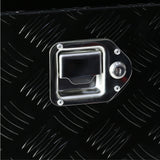48 Inch Truck Box Heavy Duty Aluminum Stripes Plated Tool Long Box with Lock and Key 48"×15.2"×15.2" - Fab Heavy Parts
