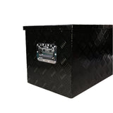 48 Inch Truck Box Heavy Duty Aluminum Stripes Plated Tool Long Box with Lock and Key 48"×15.2"×15.2" - Fab Heavy Parts