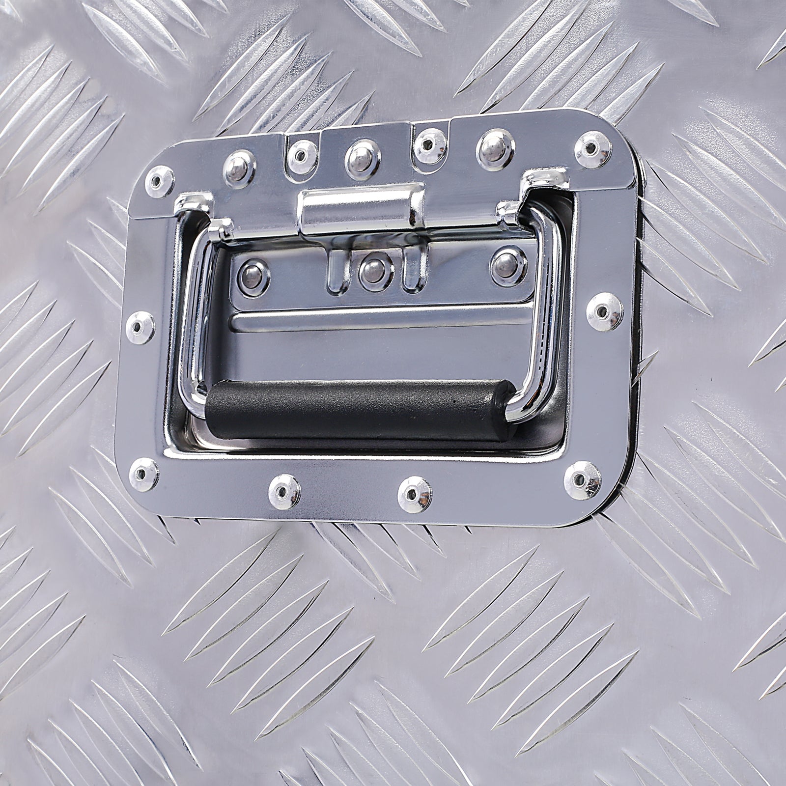 48 Inch Truck Tool Box Aluminum Tool Box Heavy Duty w/Lock Keys 48x15x15inch - Silver - Fab Heavy Parts