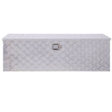 48 Inch Truck Tool Box Aluminum Tool Box Heavy Duty w/Lock Keys 48x15x15inch - Silver - Fab Heavy Parts