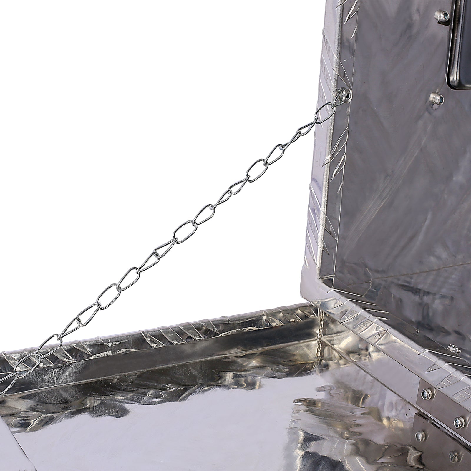 48 Inch Truck Tool Box Aluminum Tool Box Heavy Duty w/Lock Keys 48x15x15inch - Silver - Fab Heavy Parts