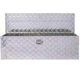 48 Inch Truck Tool Box Aluminum Tool Box Heavy Duty w/Lock Keys 48x15x15inch - Silver - Fab Heavy Parts