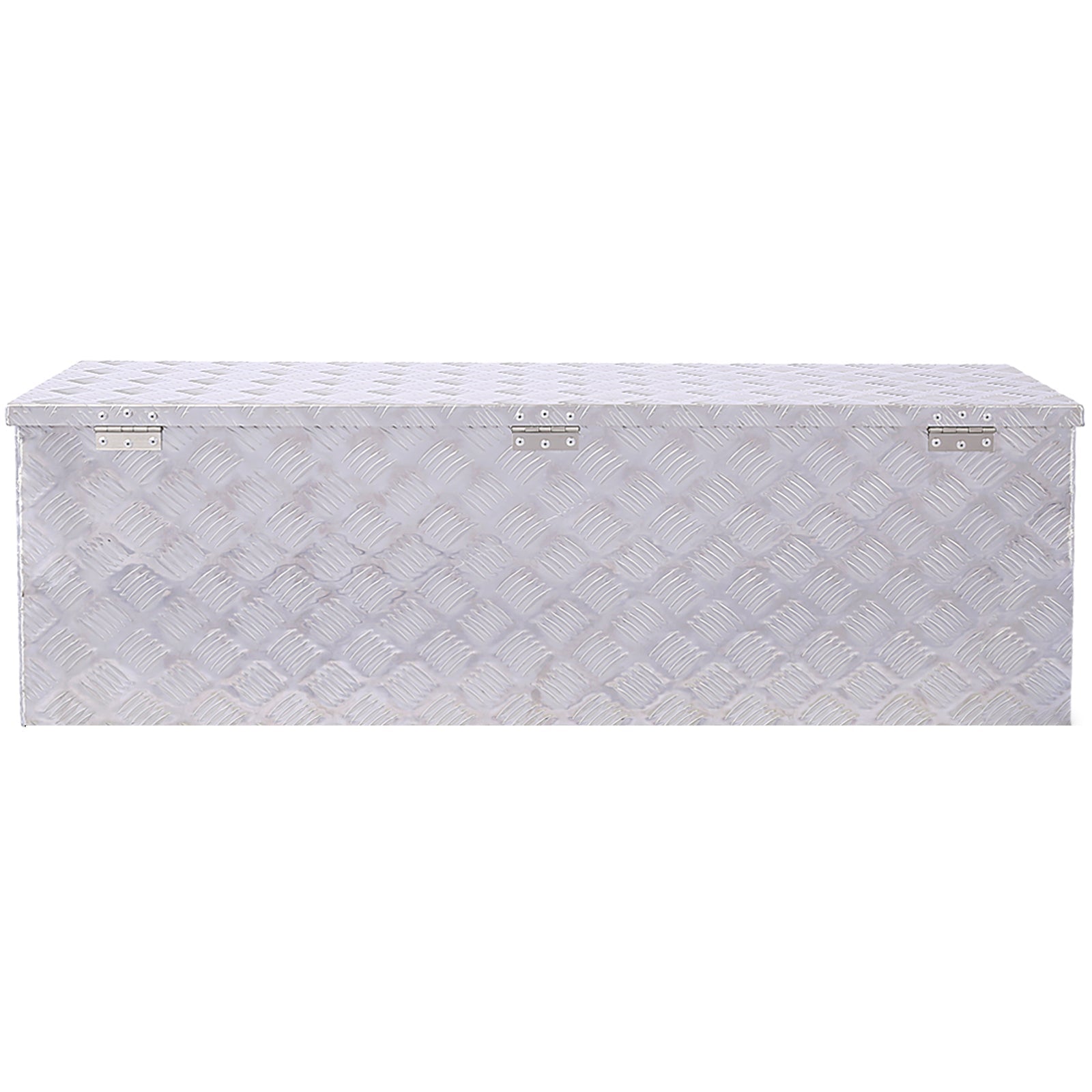 48 Inch Truck Tool Box Aluminum Tool Box Heavy Duty w/Lock Keys 48x15x15inch - Silver - Fab Heavy Parts