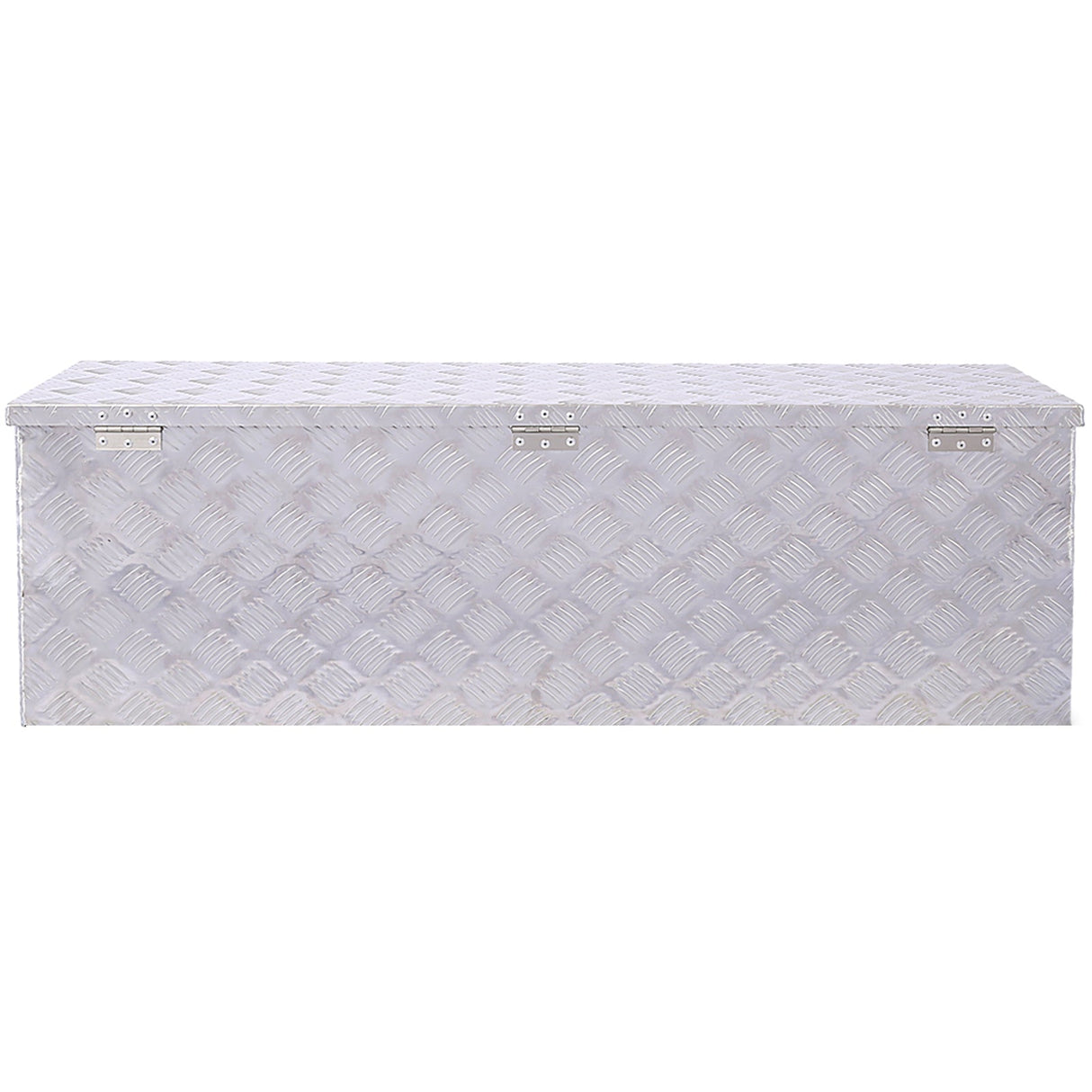 48 Inch Truck Tool Box Aluminum Tool Box Heavy Duty w/Lock Keys 48x15x15inch - Silver - Fab Heavy Parts