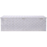 48 Inch Truck Tool Box Aluminum Tool Box Heavy Duty w/Lock Keys 48x15x15inch - Silver - Fab Heavy Parts