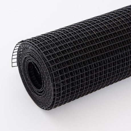 48 inch×100 ft Black Vinyl Coated Hardware Cloth 16 Gauge 1/2 inch Welded Wire Fence - Fab Heavy Parts