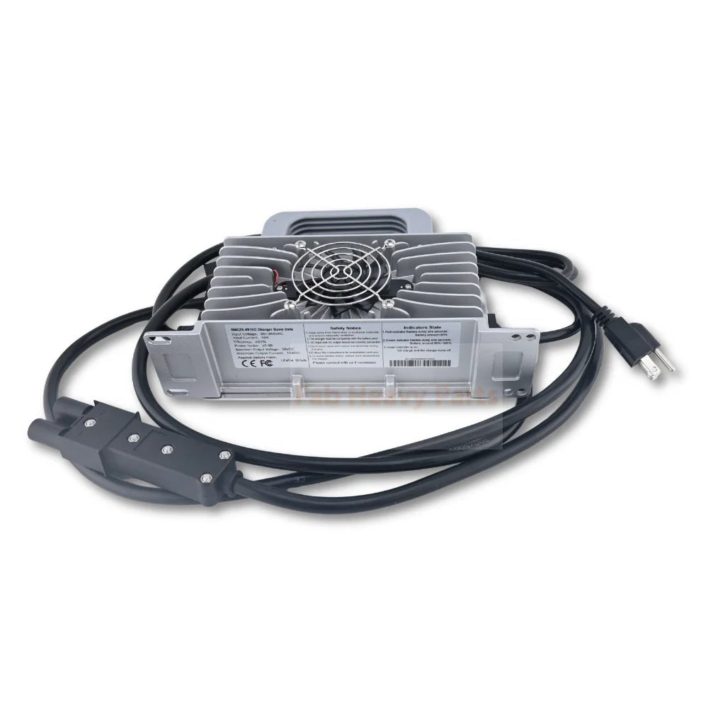48V 15A Golf Cart Battery Charger 2 Pin Plug MAC - SCR48 - 17 - 17 Fits for Yamaha G19 - G22 Golf Cart - Fab Heavy Parts