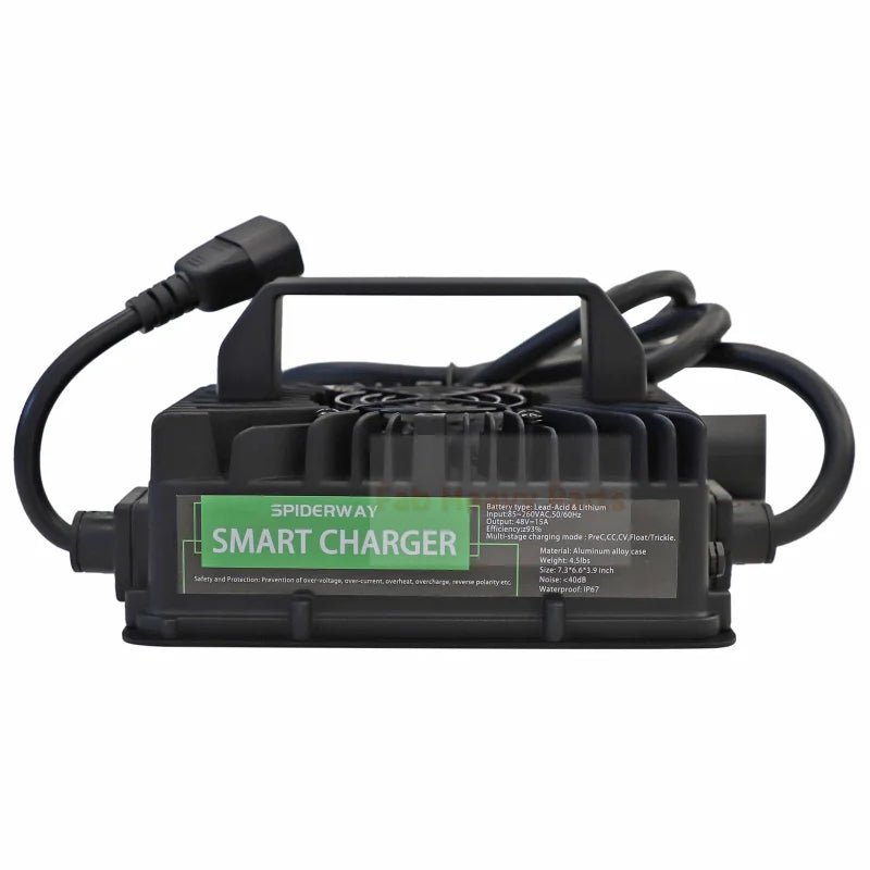 48V 15A Golf Cart Battery Charger Fits for Club Car DS Precedent Tempo Onward - Fab Heavy Parts