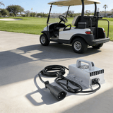 48V 18A Golf Cart Battery Charger with 3 - Pin Round Plug for Lead - Acid Batteries Fits for Club Car - Fab Heavy Parts