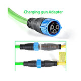 48V 22A Lithium Battery Charger w/ Convertible Plug Fits for EZGO Club Car Golf Cart