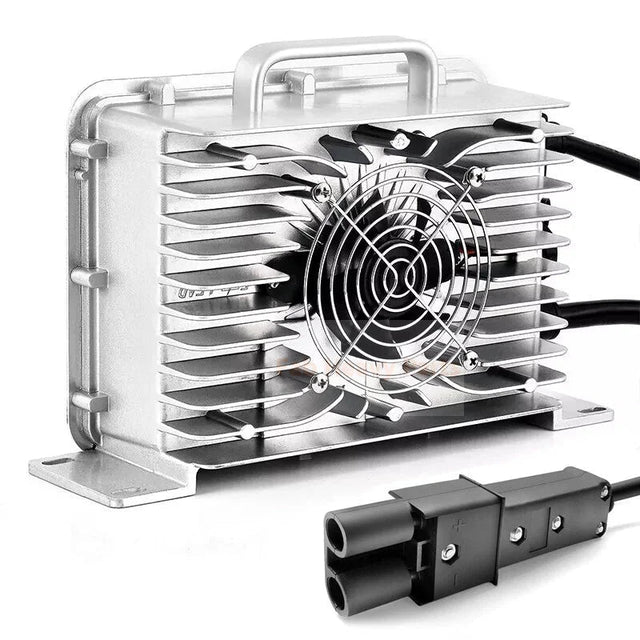 48V 25A Lithium Battery Charger 2 Pin Plug MAC - SCR48 - 17 - 17 Fits for Yamaha G19 - G22 Golf Cart - Fab Heavy Parts