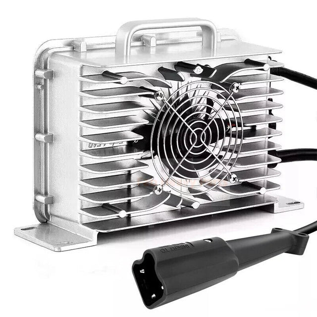 48V(58.4V) 15A Lithium Battery Charger 3 Pin Plug Fits for Yamaha Drive G29 Golf Cart - Fab Heavy Parts