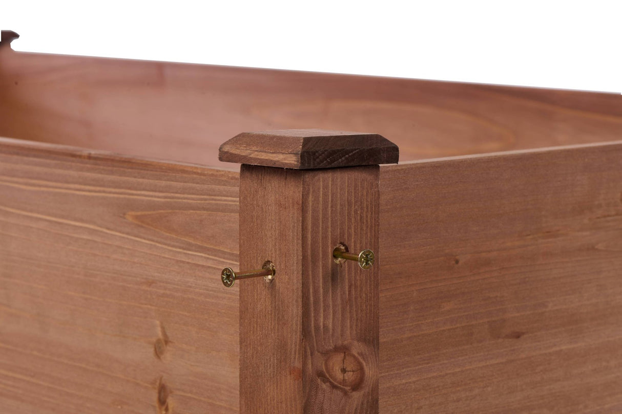 48x24x30 inch Raised Garden Bed with Legs Elevated Wooden Planter Box - Fab Heavy Parts