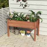 48x24x30 inch Raised Garden Bed with Legs Elevated Wooden Planter Box - Fab Heavy Parts