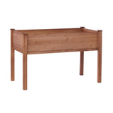 48x24x30 inch Raised Garden Bed with Legs Elevated Wooden Planter Box - Fab Heavy Parts