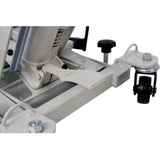 Hydrauliczny podnośnik motocyklowy Udźwig 1500 LBS Podnośnik ATV Przenośny stół z 4 kołami Podnośnik obsługiwany nożnie z 2 mocowaniami Szary