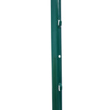 5Feet 5Pack Heavy Duty Metal Fence Post with U-Channel Steel U-Post for Holding Garden Wire Corner Anchor--Green