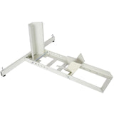 1800 Lb. Capacity Motorcycle Stand Wheel Chock Adjustable Heavy Duty with 4 Sets Tie down