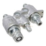 4BD4FHI 46mm Hydraulic Coupler Block 6678076 Aftermarket Replacement For Bobcat S175 S205 S250 - Fab Heavy Parts