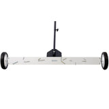 36" Rolling Magnetic Pick-Up Sweeper Heavy Duty Push-Type with Release 30 Lbs Capacity
