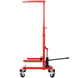 Hydraulinen oven irrotus- ja asentaja Jack Hoist Lift Stand Dolly Red