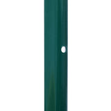 4Feet 10Pack Heavy Duty Metal Fence Post with U - Channel Steel U - Post for Holding Garden Wire Corner Anchor - Green - Fab Heavy Parts