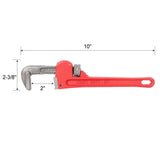 4Pcs 8&10&14&24 - inch Straight Heavy Duty Pipe Wrench Set Adjustable Alloy Steel Grip - Fab Heavy Parts