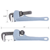 4PCS Aluminium Pipe Wrench Adjustable Jaw Plumbing Pipe Wrench (10" 14" 18" 24" inch) Pipe Wrench Set - Fab Heavy Parts