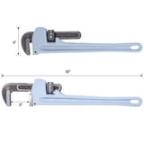 4PCS Aluminium Pipe Wrench Adjustable Jaw Plumbing Pipe Wrench (10" 14" 18" 24" inch) Pipe Wrench Set - Fab Heavy Parts