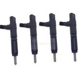 4PCS Fuel Injector 1G772-53000 Fits for Kubota Tractor M5040DT M5040DTC M5040F M5040FC